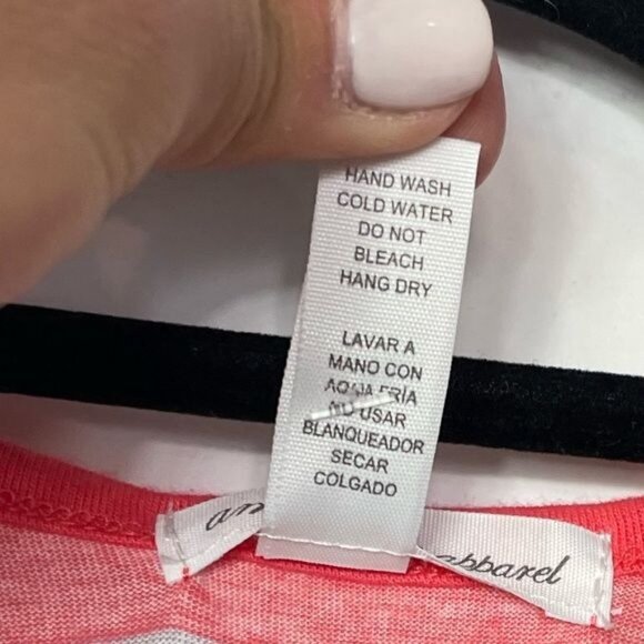 Ambiance Apparel Pink & Gray Striped Maxi Dress Sleeveless Racerback Large - Picture 5 of 6